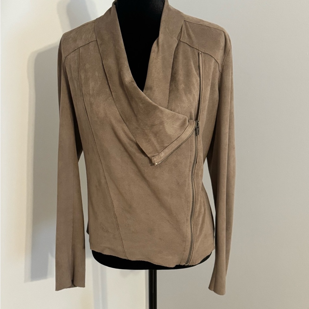 Women's Tan Suede Jacket